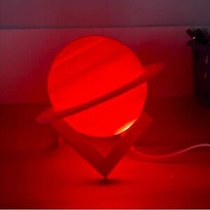 Red Planet Night Light Saturn